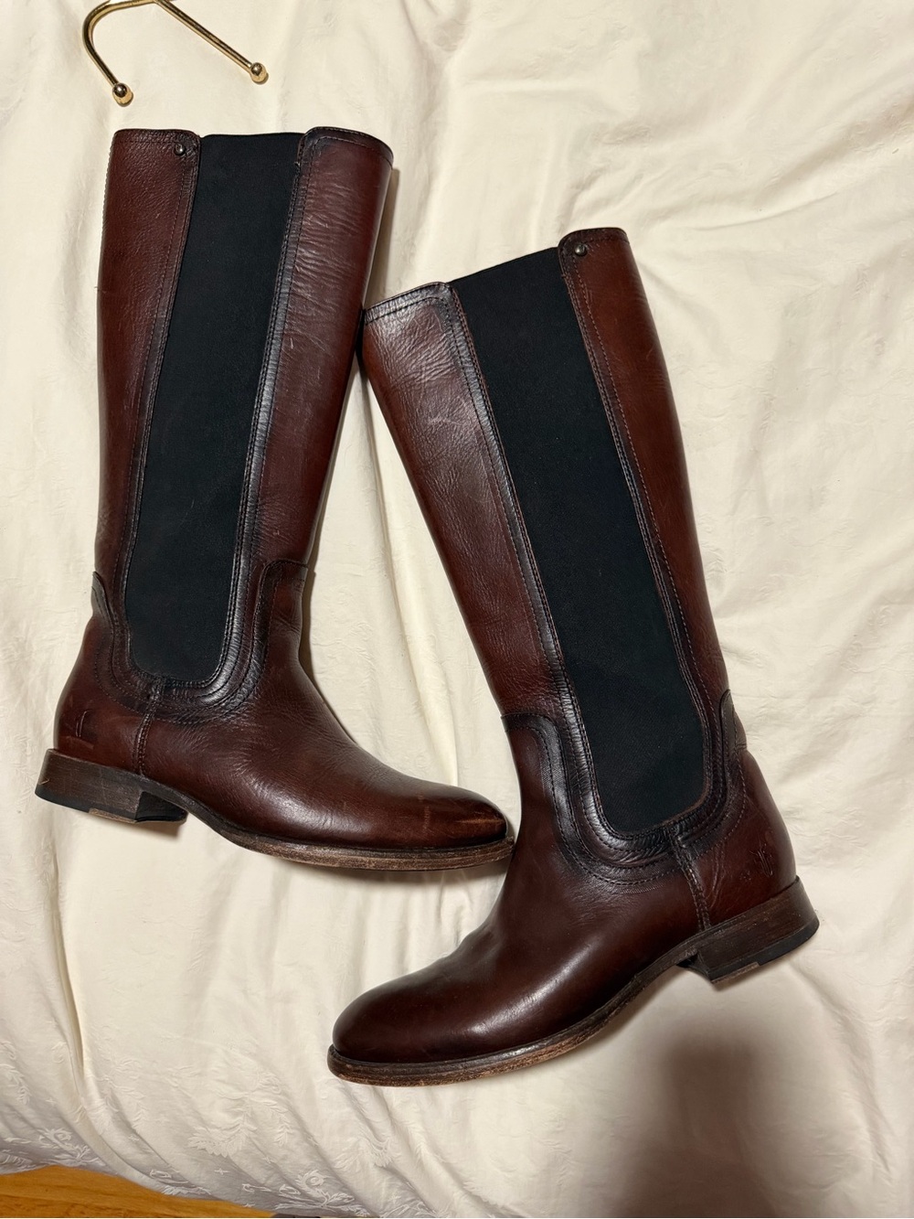 Frye Brown Leather Riding Boots